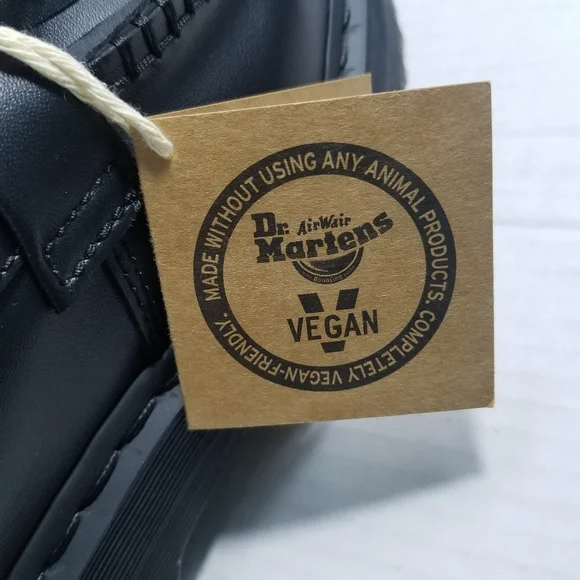 NWT DR MARTENS WOMEN'S ADRIAN QUAD MONO BLACK SIZE 6 - Picture 4 of 16